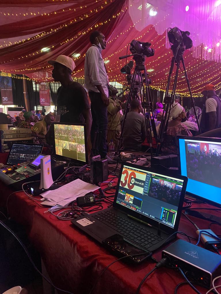 Event multimedia production for 30th anniversary in Lagos